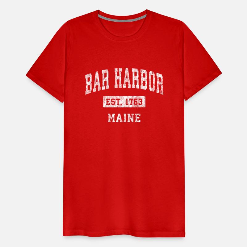 Bar Harbor Maine Me Established Sports