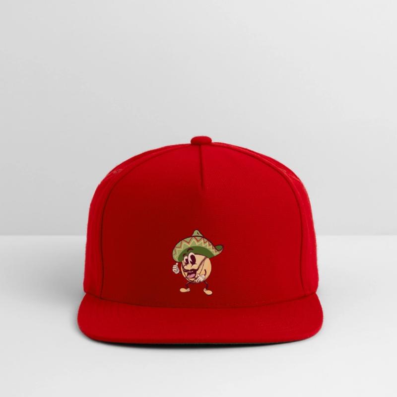 baseball cartoon wearing sombrero with thumb up