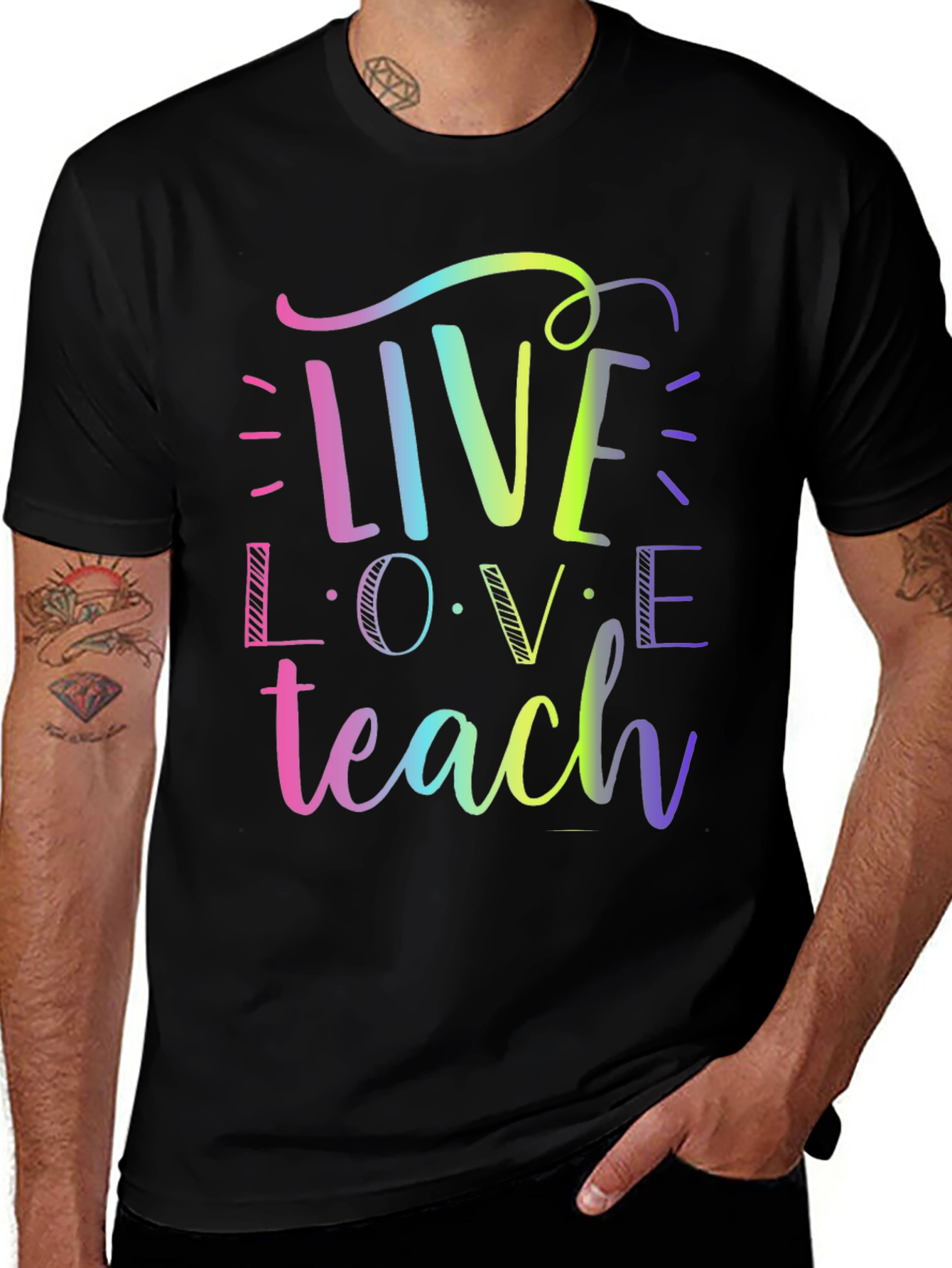 Live Love Teach Graphic Tee