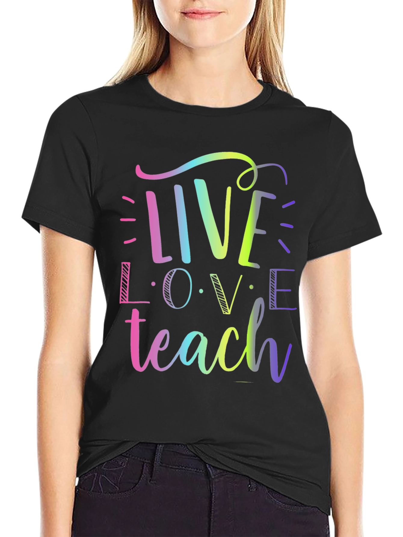 Live Love Teach Graphic Tee