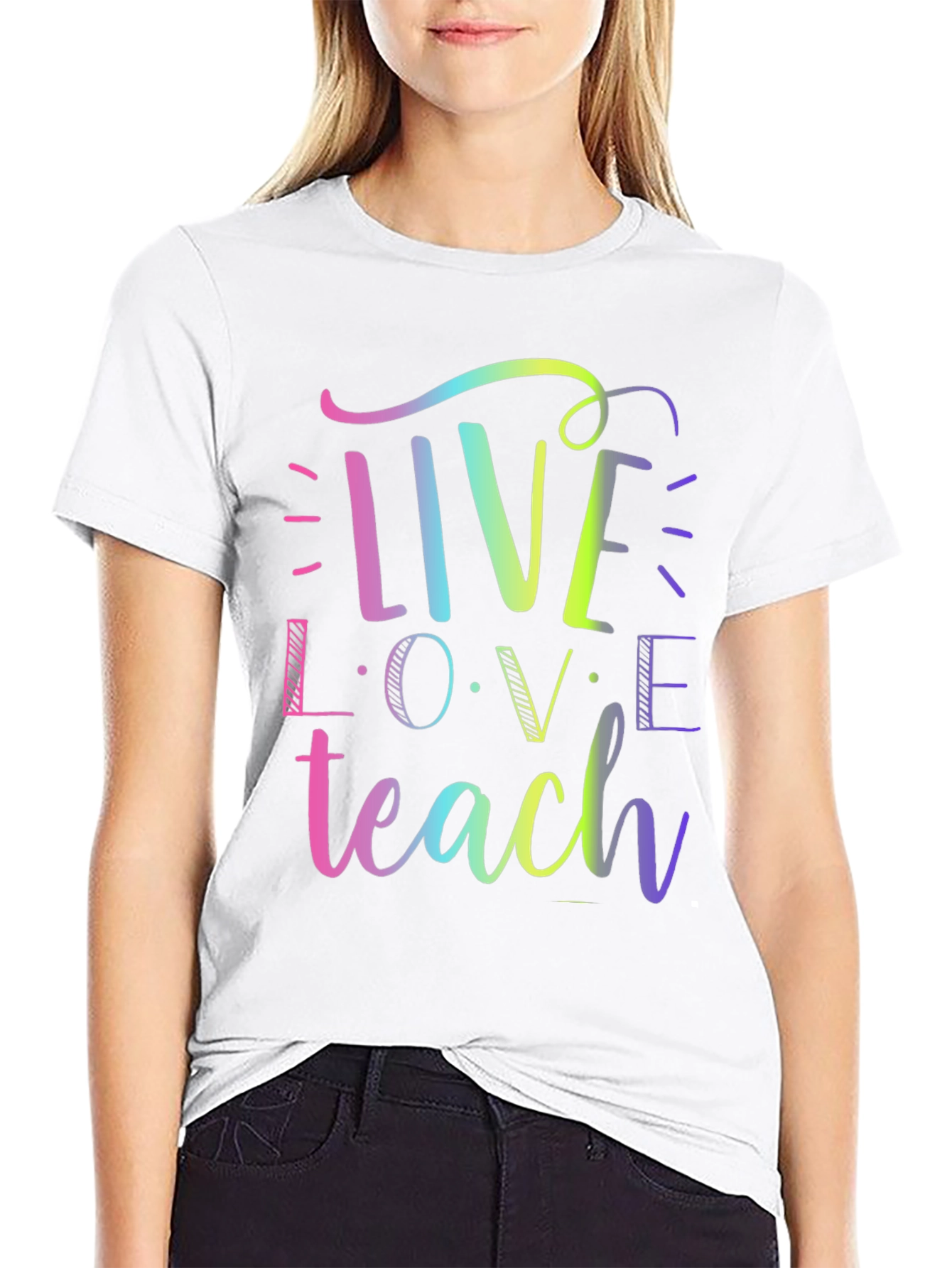 Live Love Teach Graphic Tee
