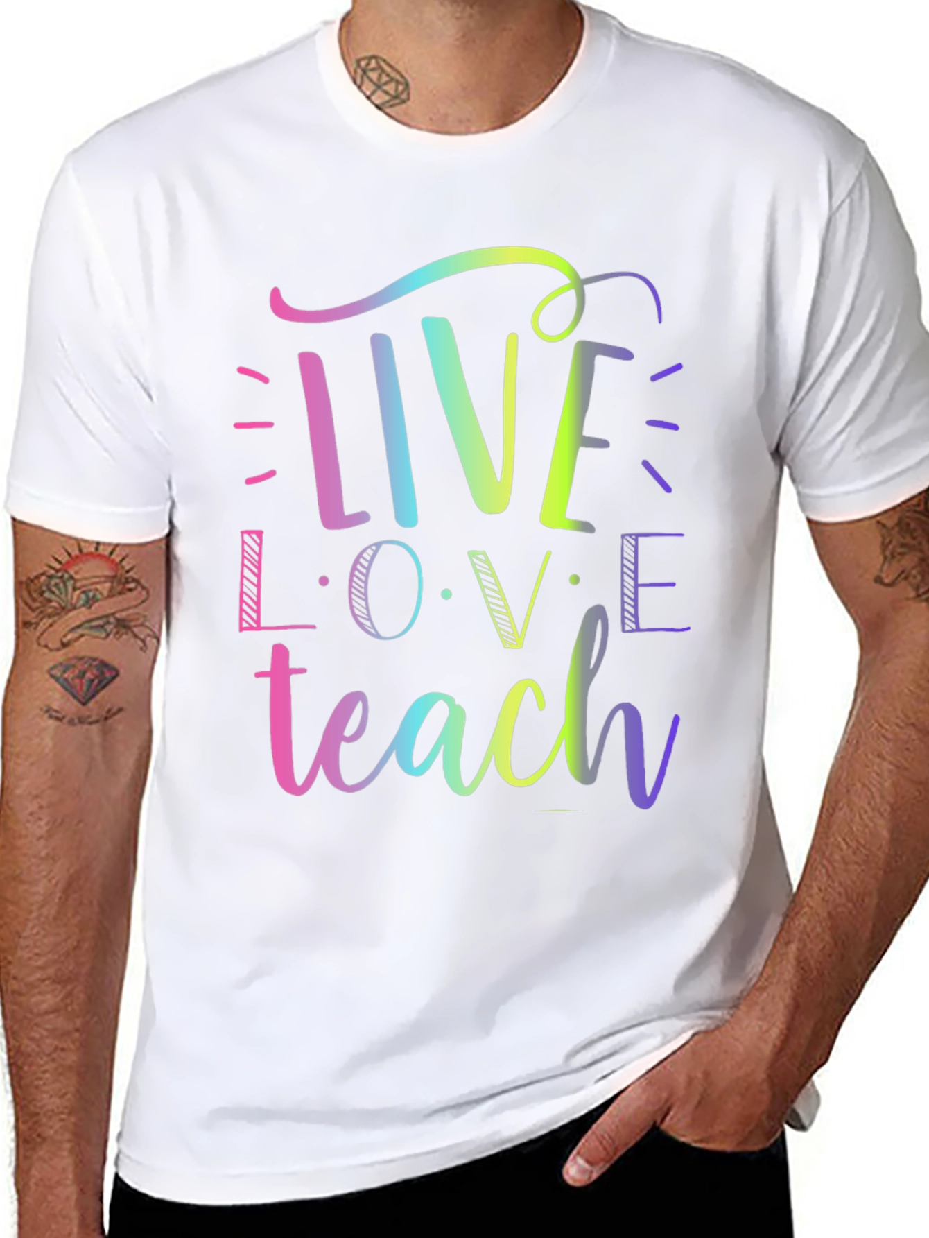 Live Love Teach Graphic Tee