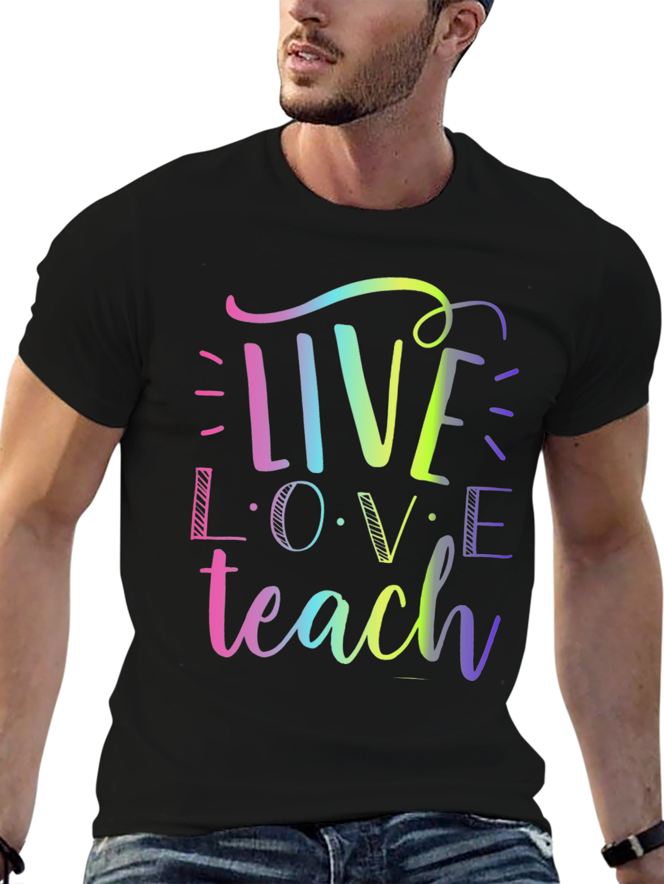 Live Love Teach Graphic Tee