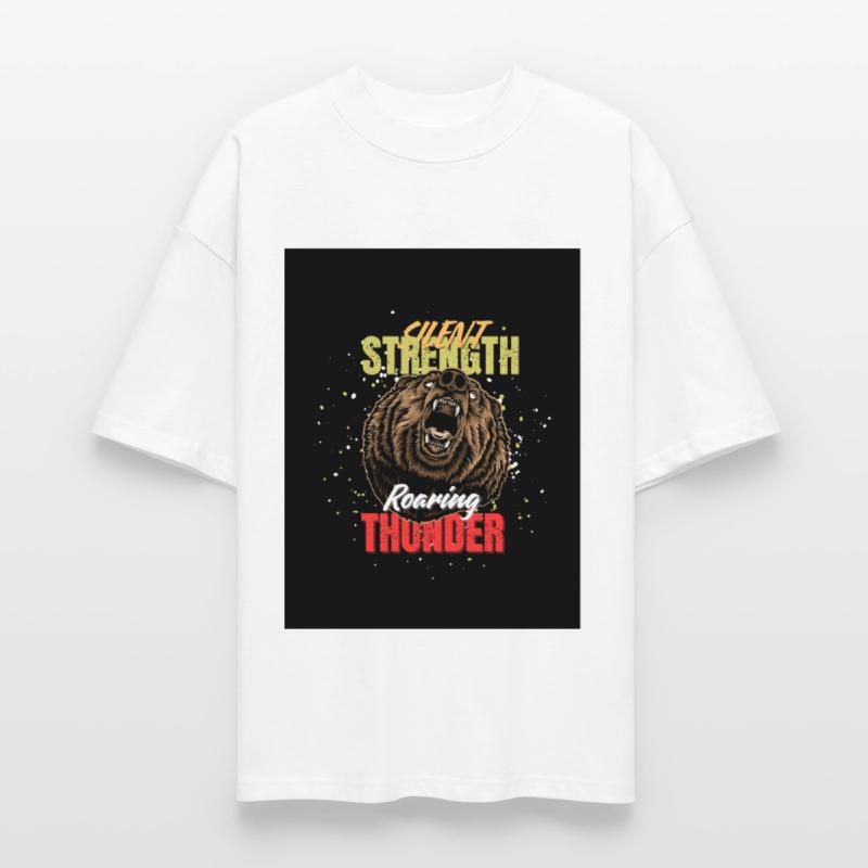 Bear Roar Graphic T-SHIRT -Bold@wild Style For Men