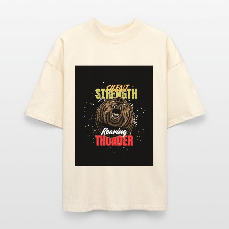 Bear Roar Graphic T-SHIRT -Bold@wild Style For Men