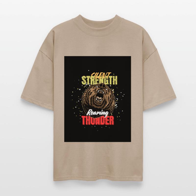 Bear Roar Graphic T-SHIRT -Bold@wild Style For Men