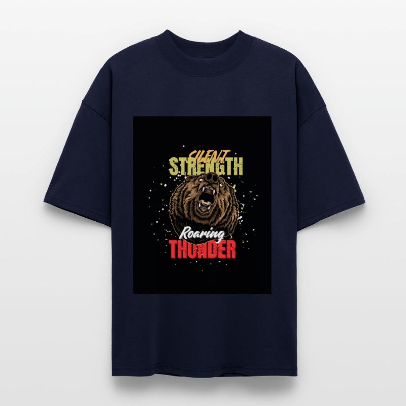 Bear Roar Graphic T-SHIRT -Bold@wild Style For Men