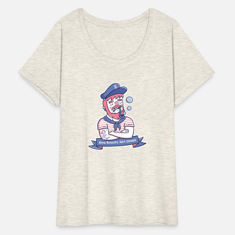 Bearded Sailor Blow Bubbles Not Smoke