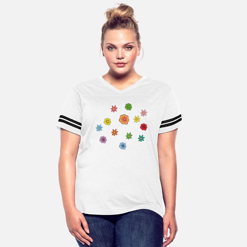 Beautiful group of colorful flowers