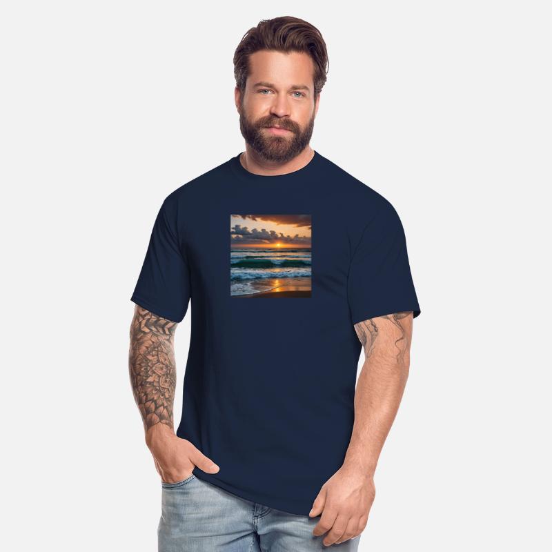 Beautiful ocean sunset wallpaper, t shirt out fits