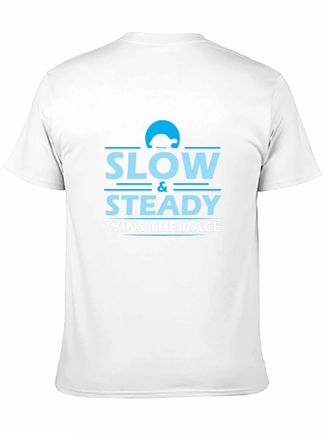 Slow and Steady Wins the Race Black T-Shirt