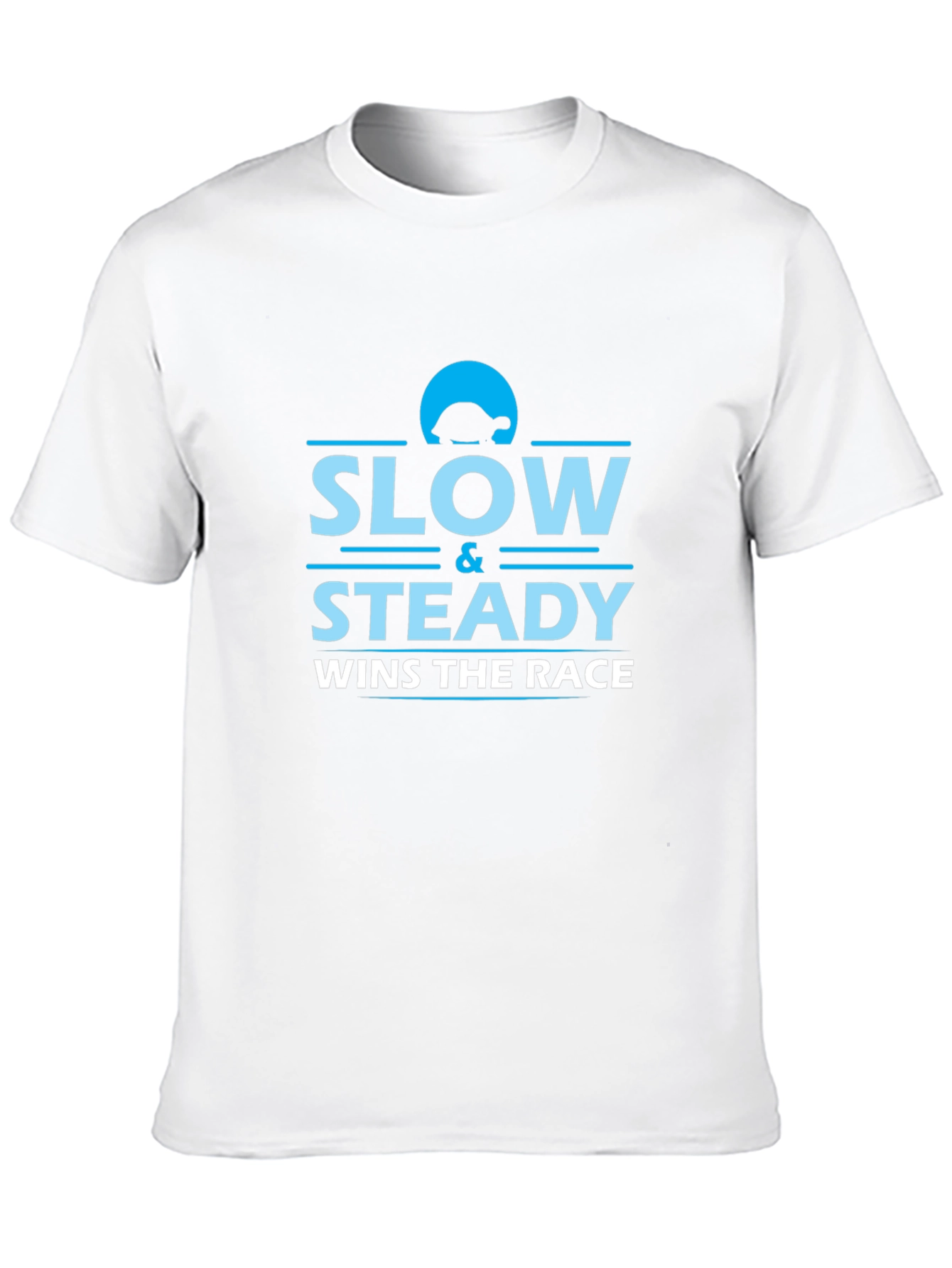 Slow and Steady Wins the Race Black T-Shirt
