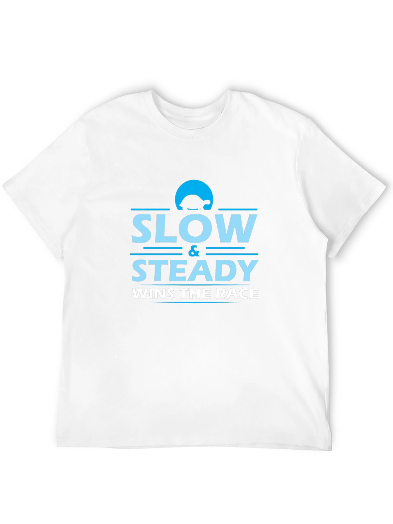 Slow and Steady Wins the Race Black T-Shirt