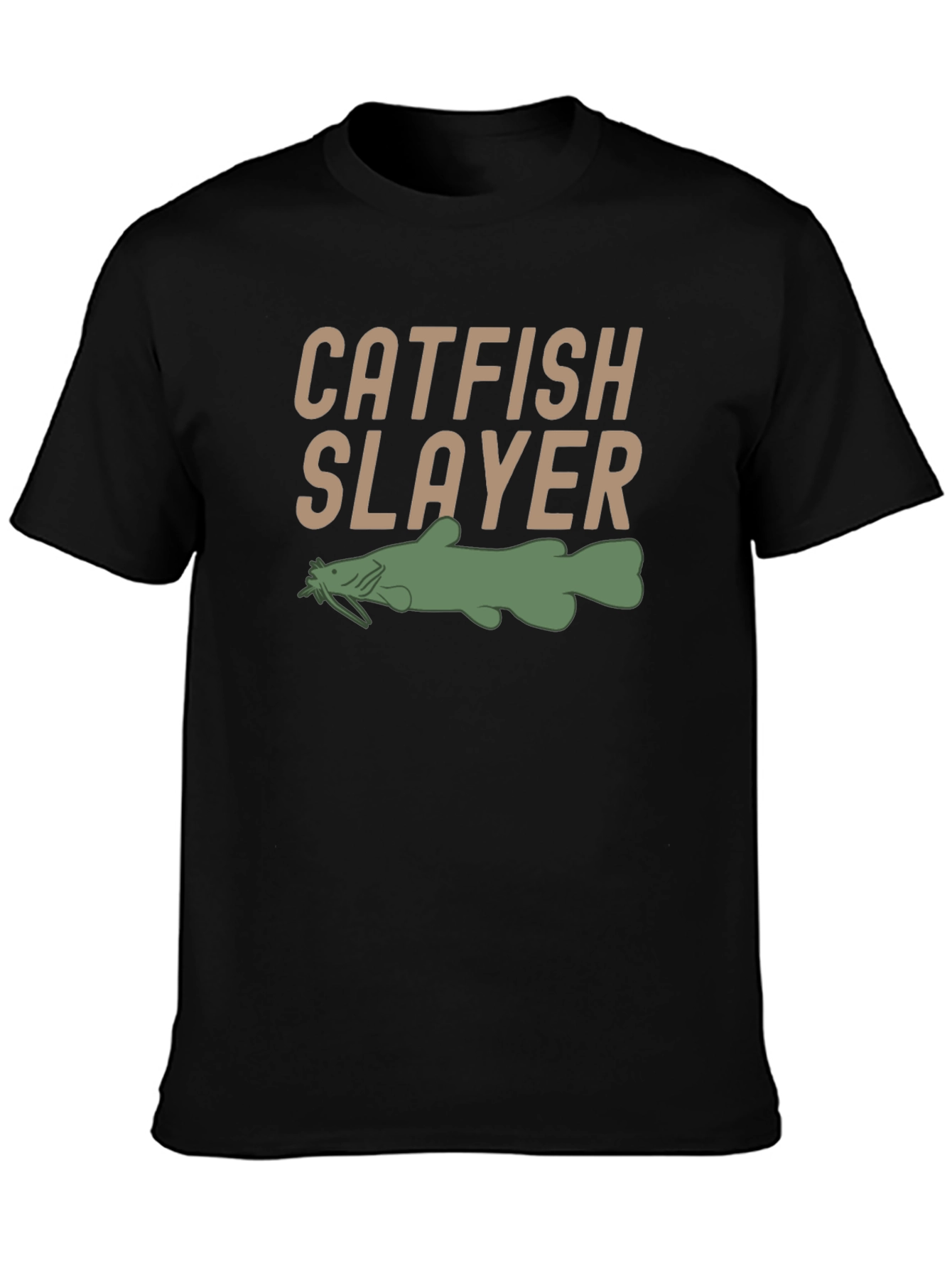 Catfish Slayer T-Shirt - Fishing Humor Tee