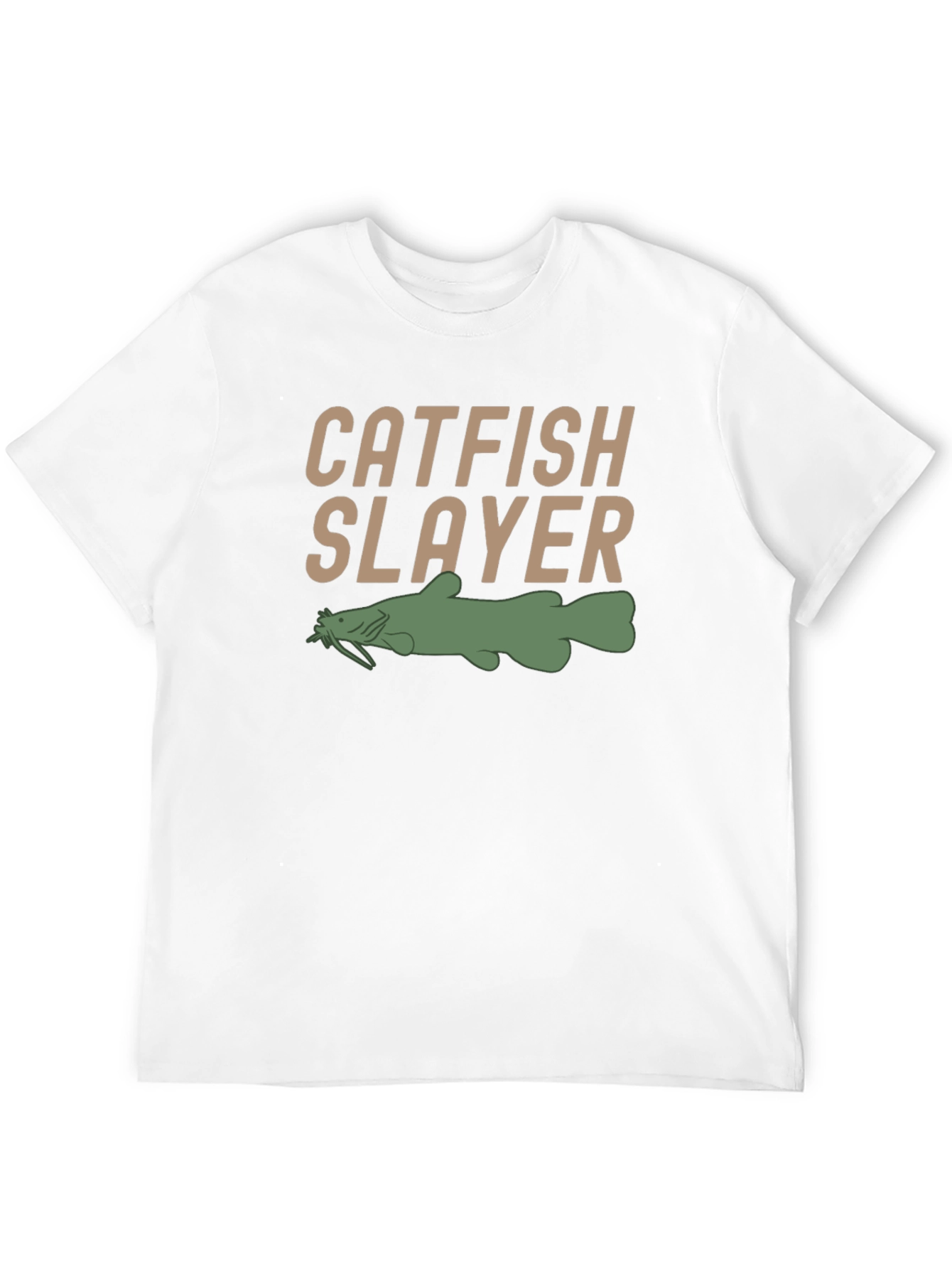 Catfish Slayer T-Shirt - Fishing Humor Tee