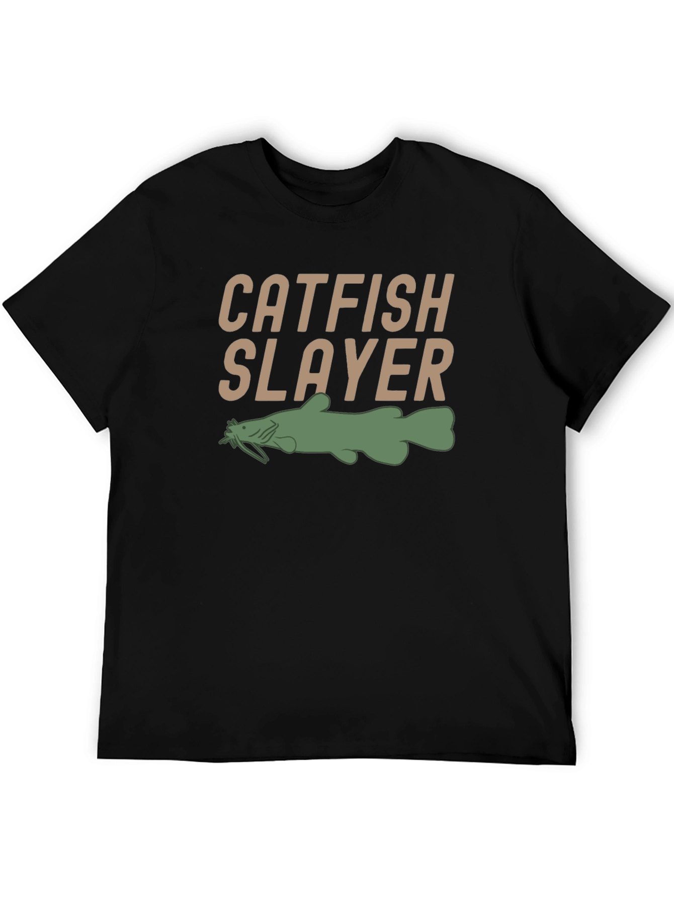 Catfish Slayer T-Shirt - Fishing Humor Tee