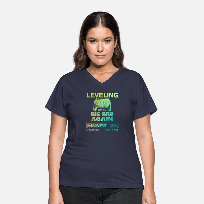 Big Bro Gamer T-Shirt - Level Up to Big Brother Ag