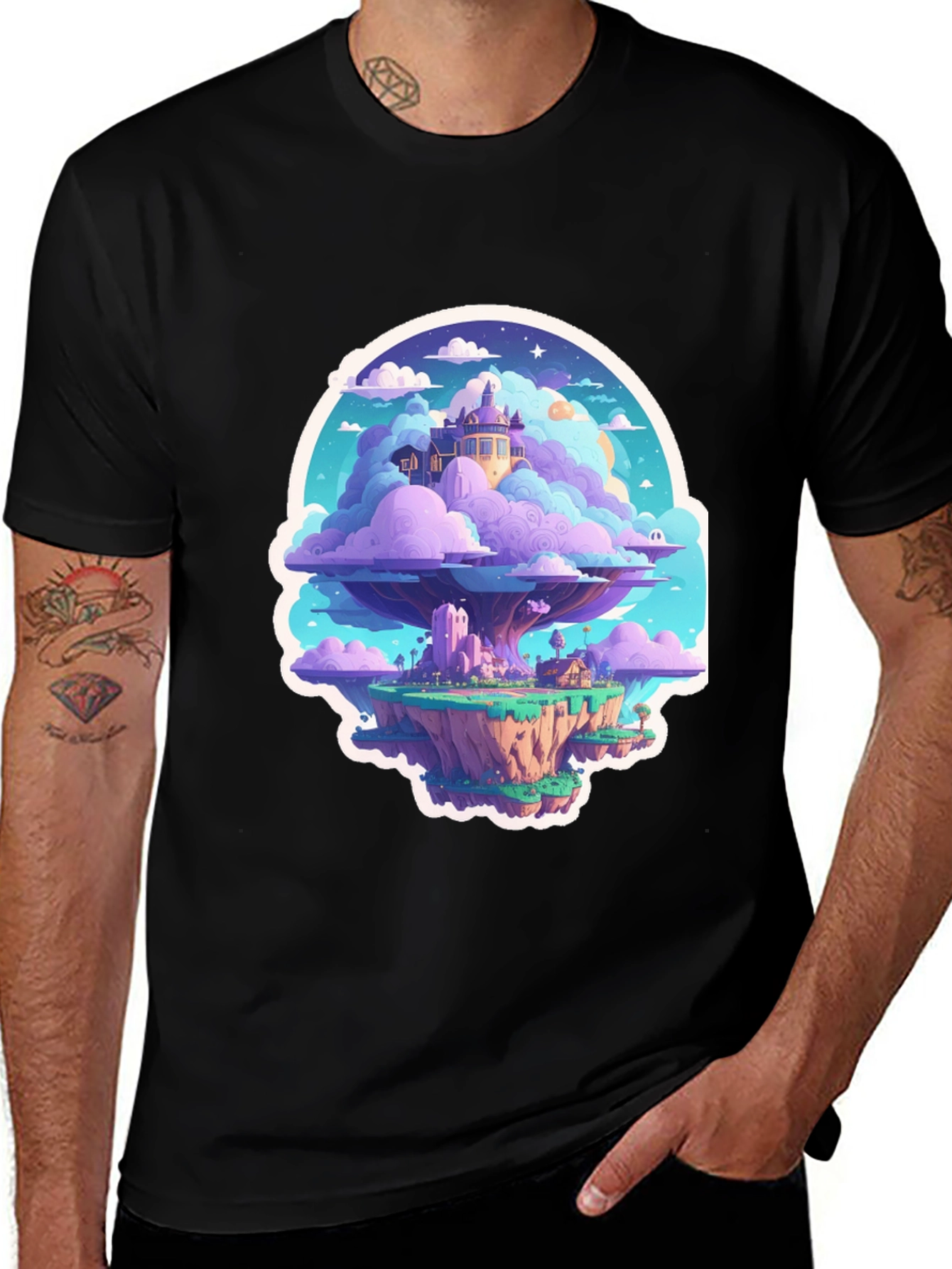 Fantasy Island Tee: Cloud Kingdom Graphic T-Shirt