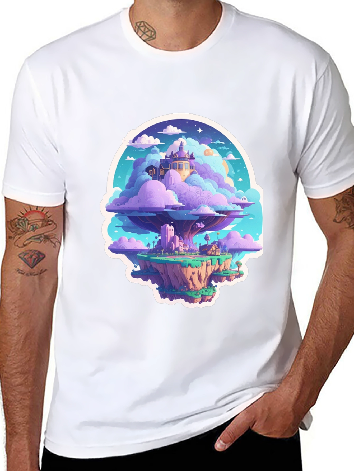 Fantasy Island Tee: Cloud Kingdom Graphic T-Shirt