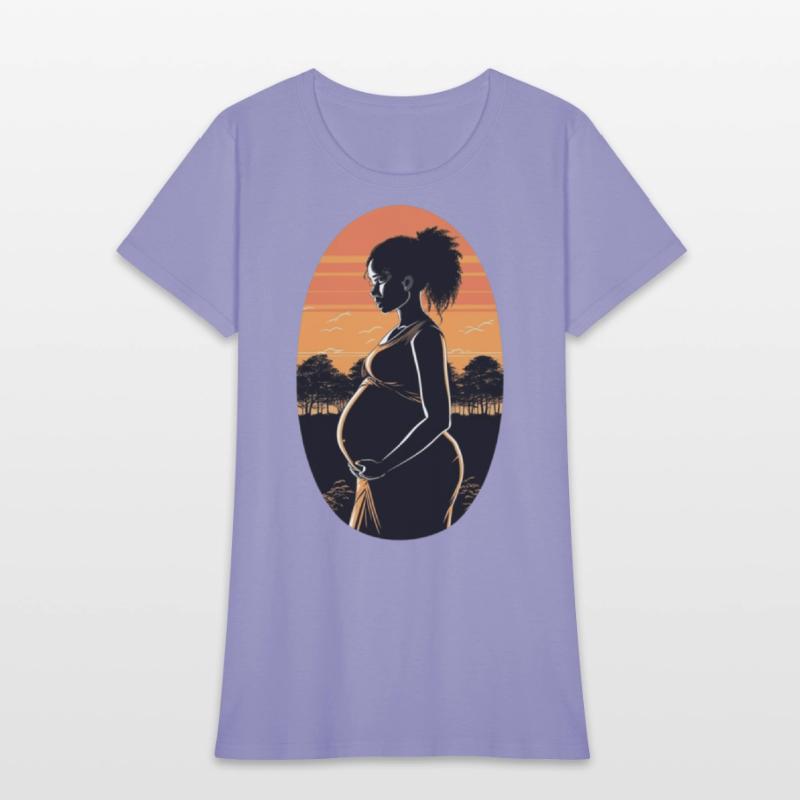 Black woman, black women, pregnant black woman