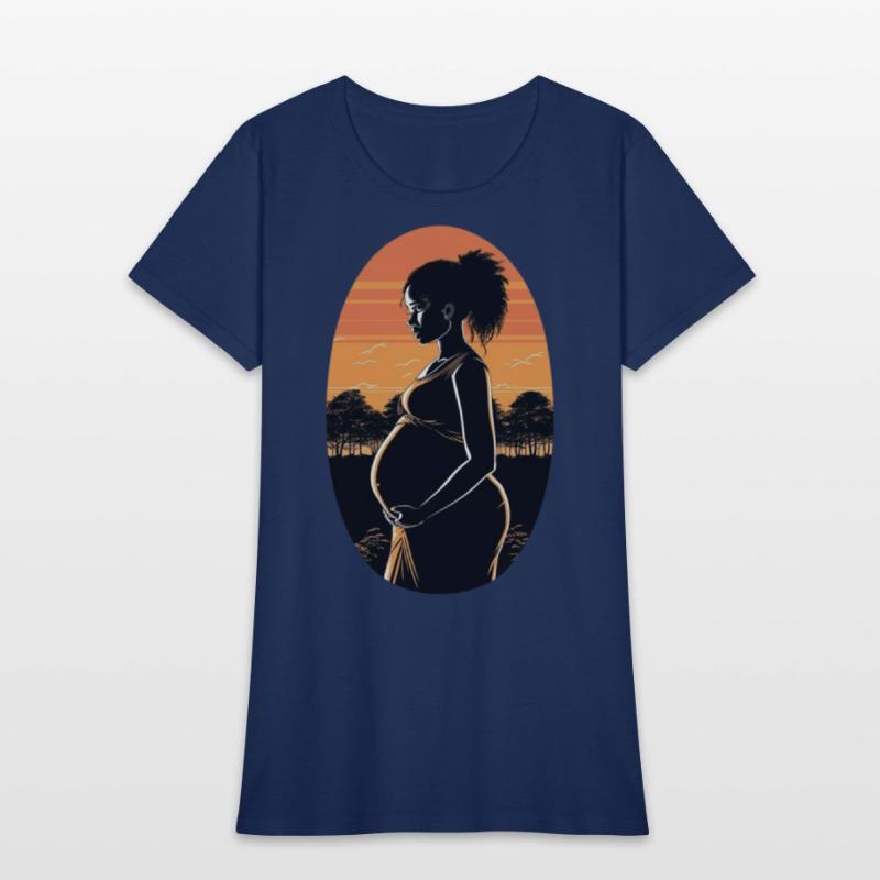 Black woman, black women, pregnant black woman