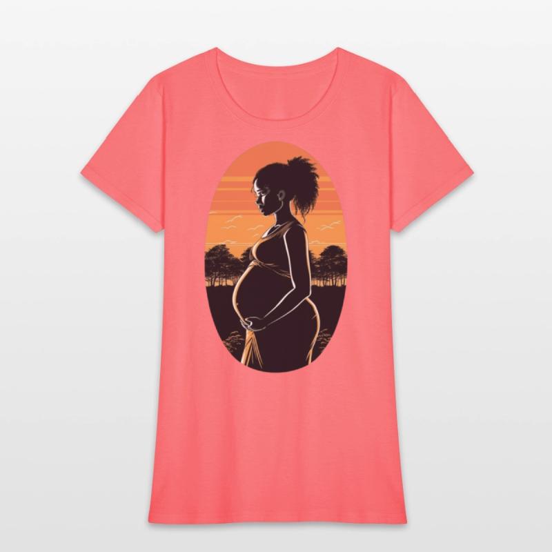 Black woman, black women, pregnant black woman