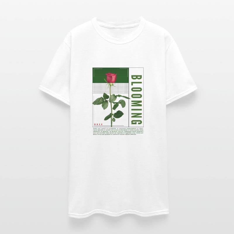 Blooming Rose - Retro Floral Quote