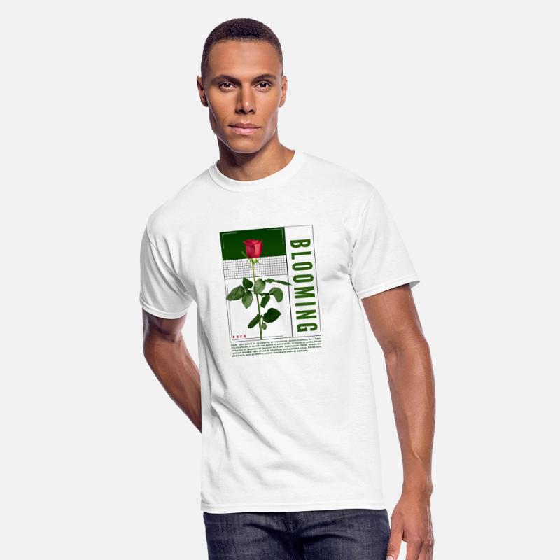 Blooming Rose - Retro Floral Quote