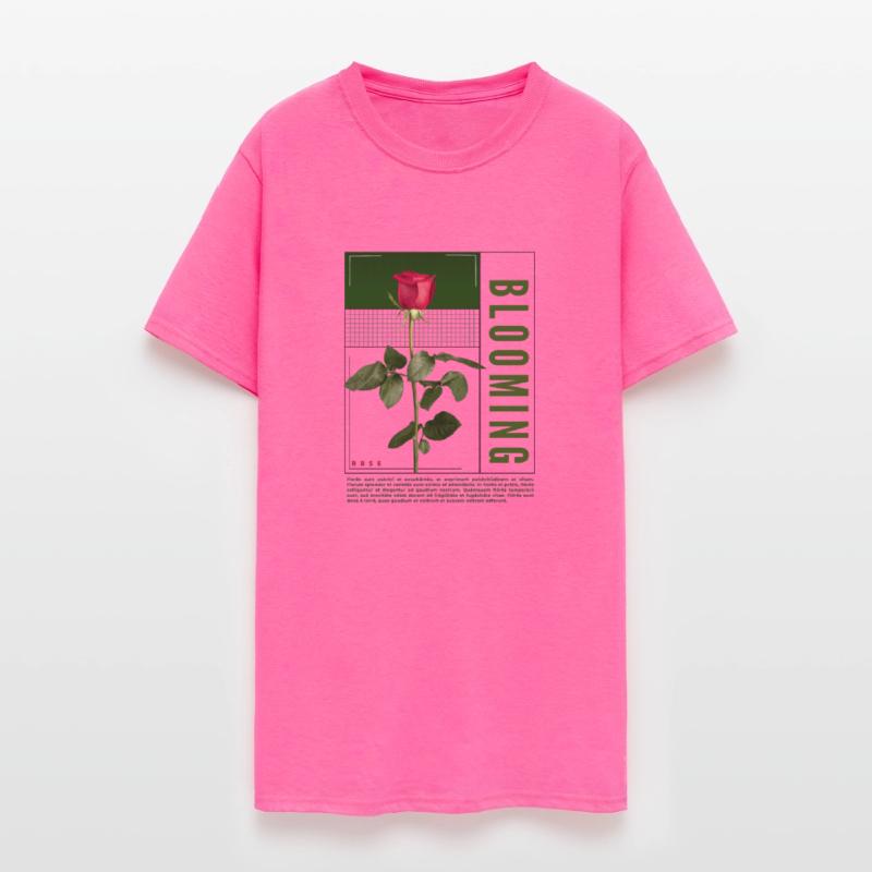 Blooming Rose - Retro Floral Quote