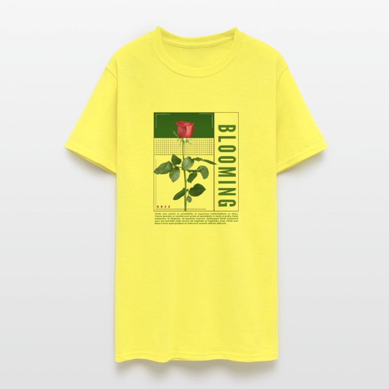 Blooming Rose - Retro Floral Quote