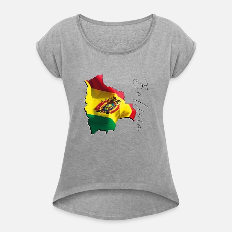 Bolivia Flag in Bolivia Map EN