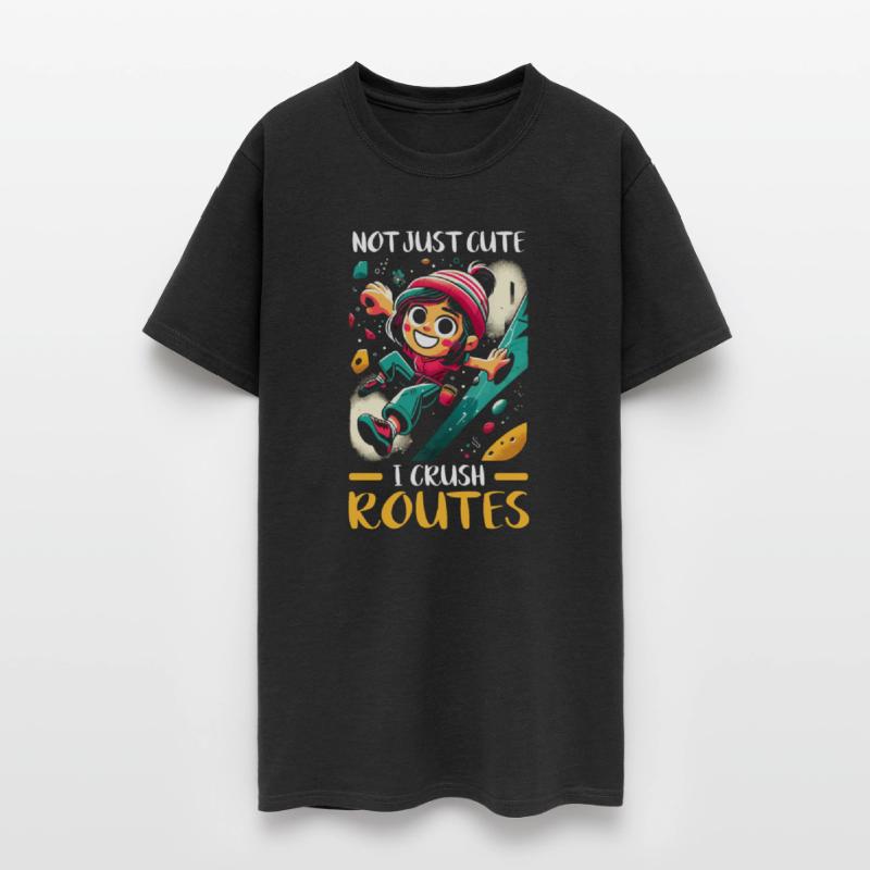 Bouldering Girl Boulderer Rock Climbing Wall