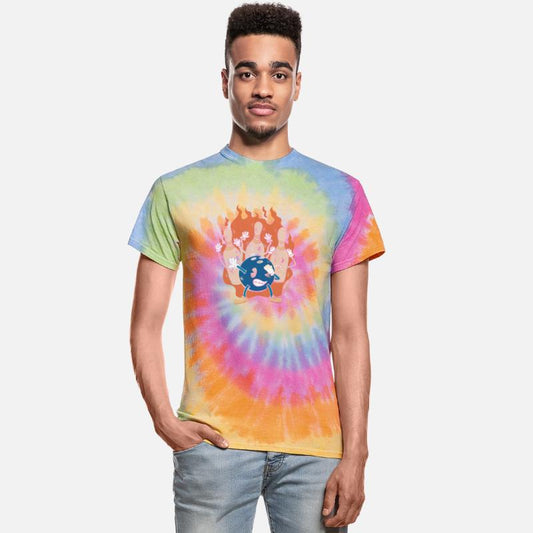 Bowling Ball And Pins Dabbing t shirt