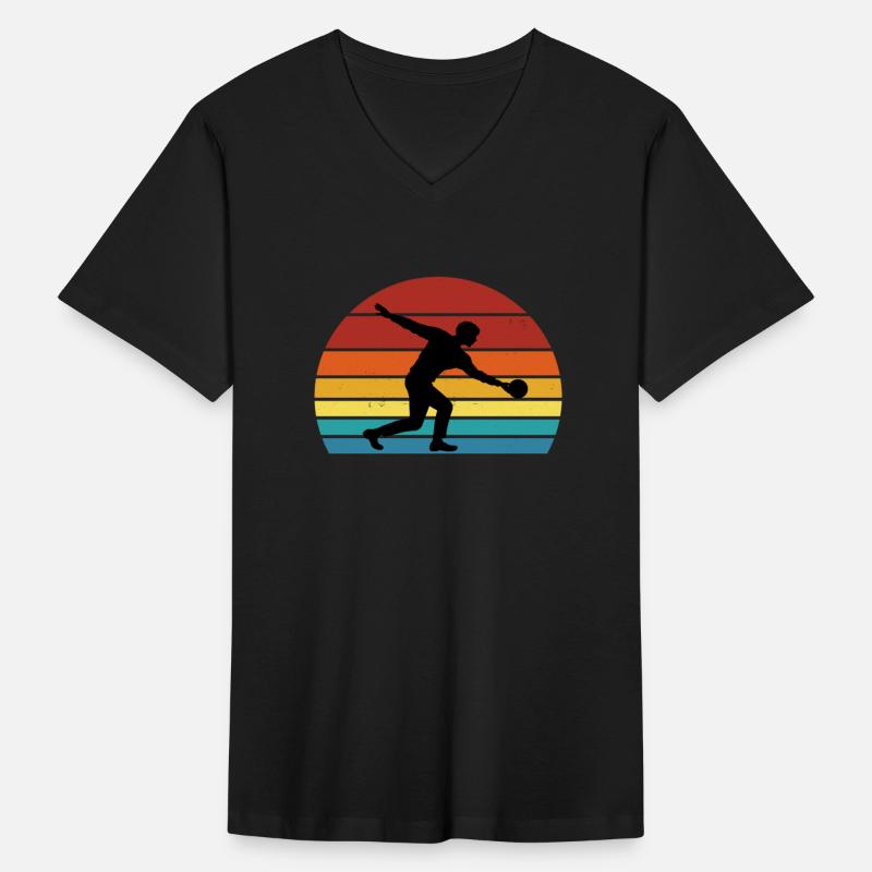 Bowling Retro Vintage Sunset