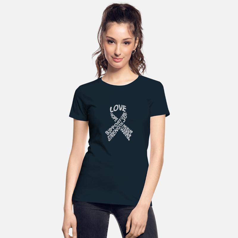 Brain Cancer Awareness Fight Cancer Ribbon T Shirt