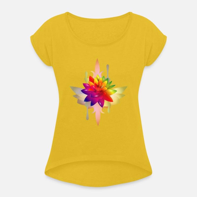 bright colorful fantasy lotus blossom