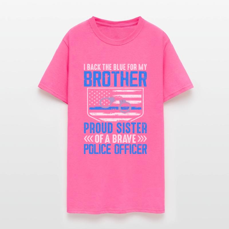 Brother Sister Police Officer Law Enforcement