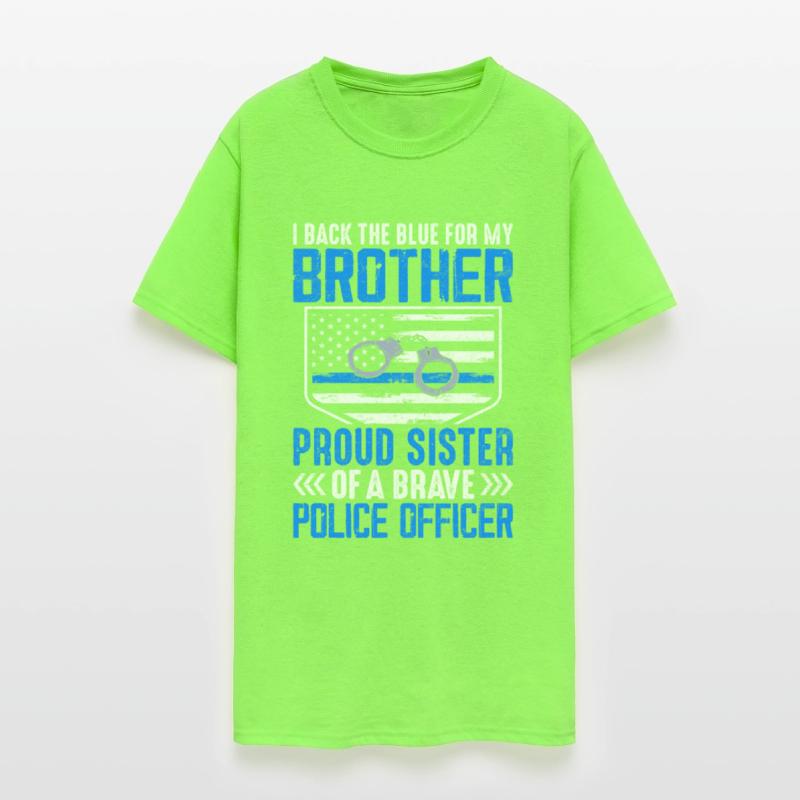 Brother Sister Police Officer Law Enforcement