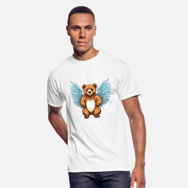 Brown Bear with Angel Wings