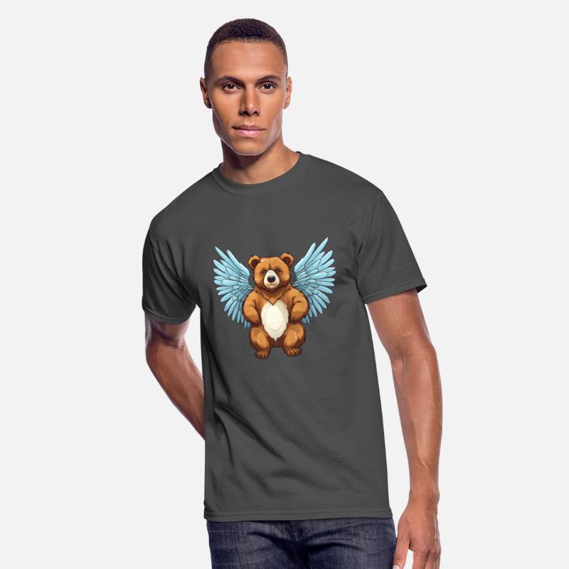 Brown Bear with Angel Wings