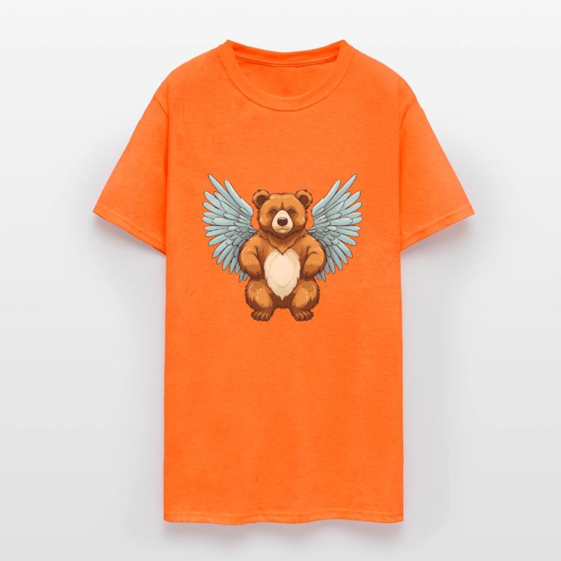Brown Bear with Angel Wings