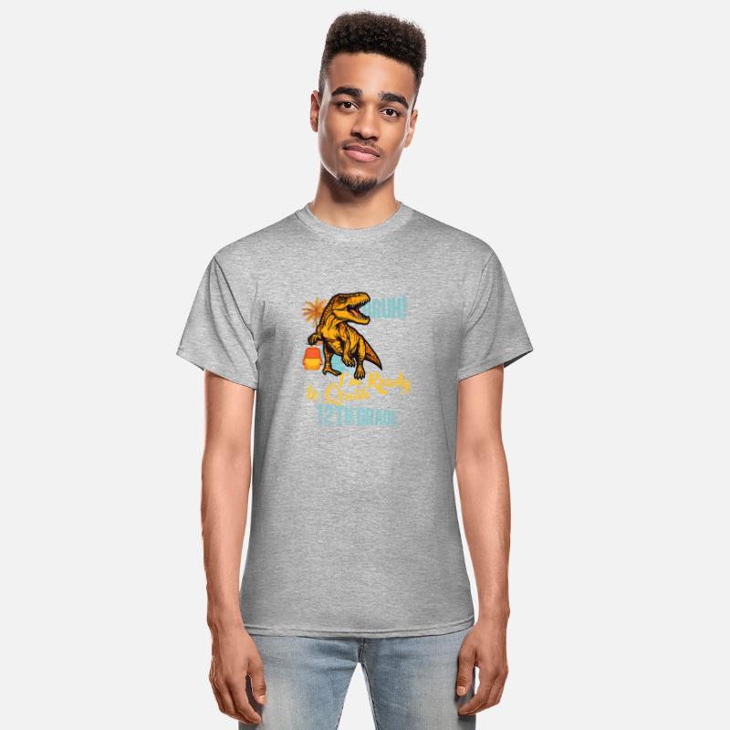 Bruh I m Ready To Crush 12th Grade Dinosaur Back T