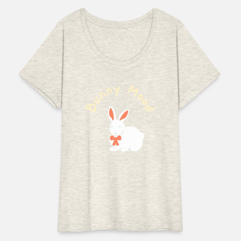 Bunny Mood Cute White Rabbit Wearing Bow Tie