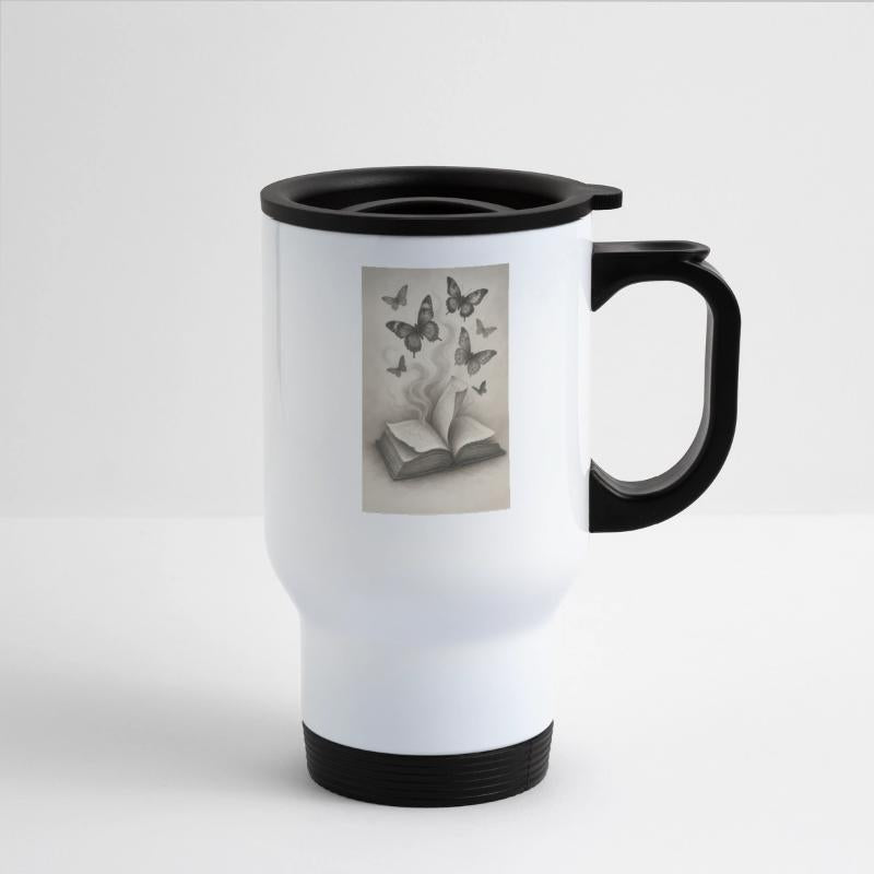 Butterflies from an open book