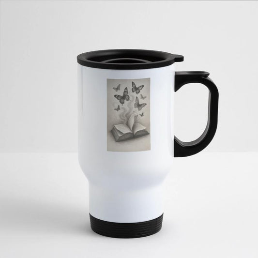 Butterflies from an open book