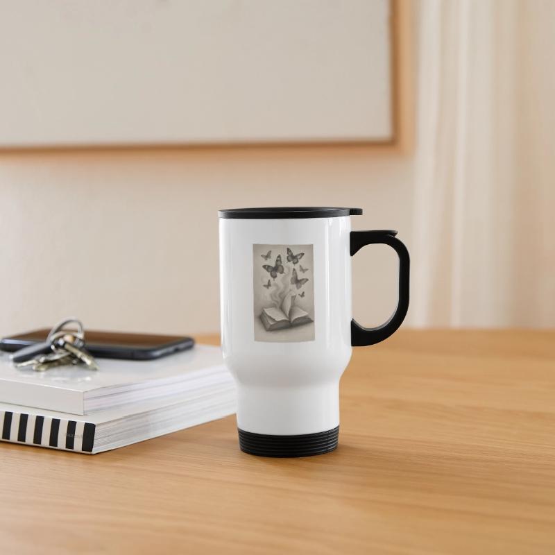 Butterflies from an open book