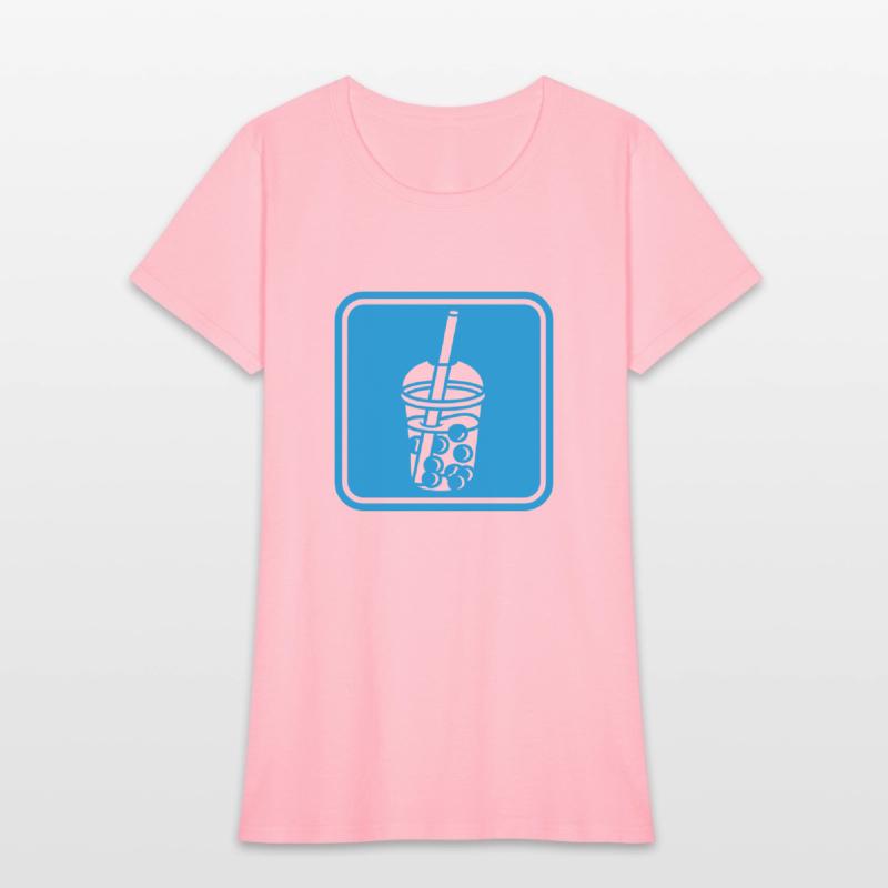 Button sign bubble tea