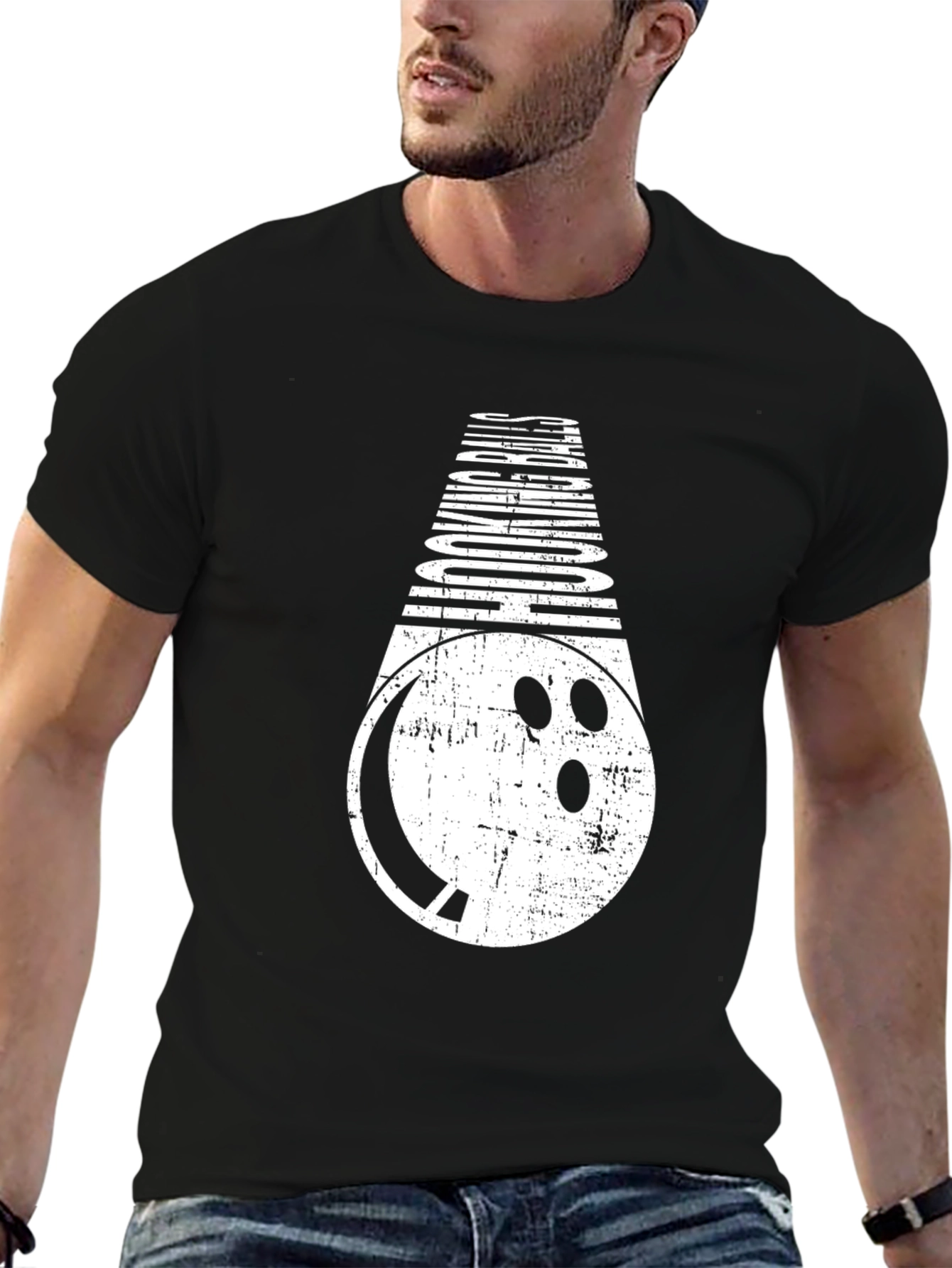 Hooking Balls Bowling T-Shirt - Black