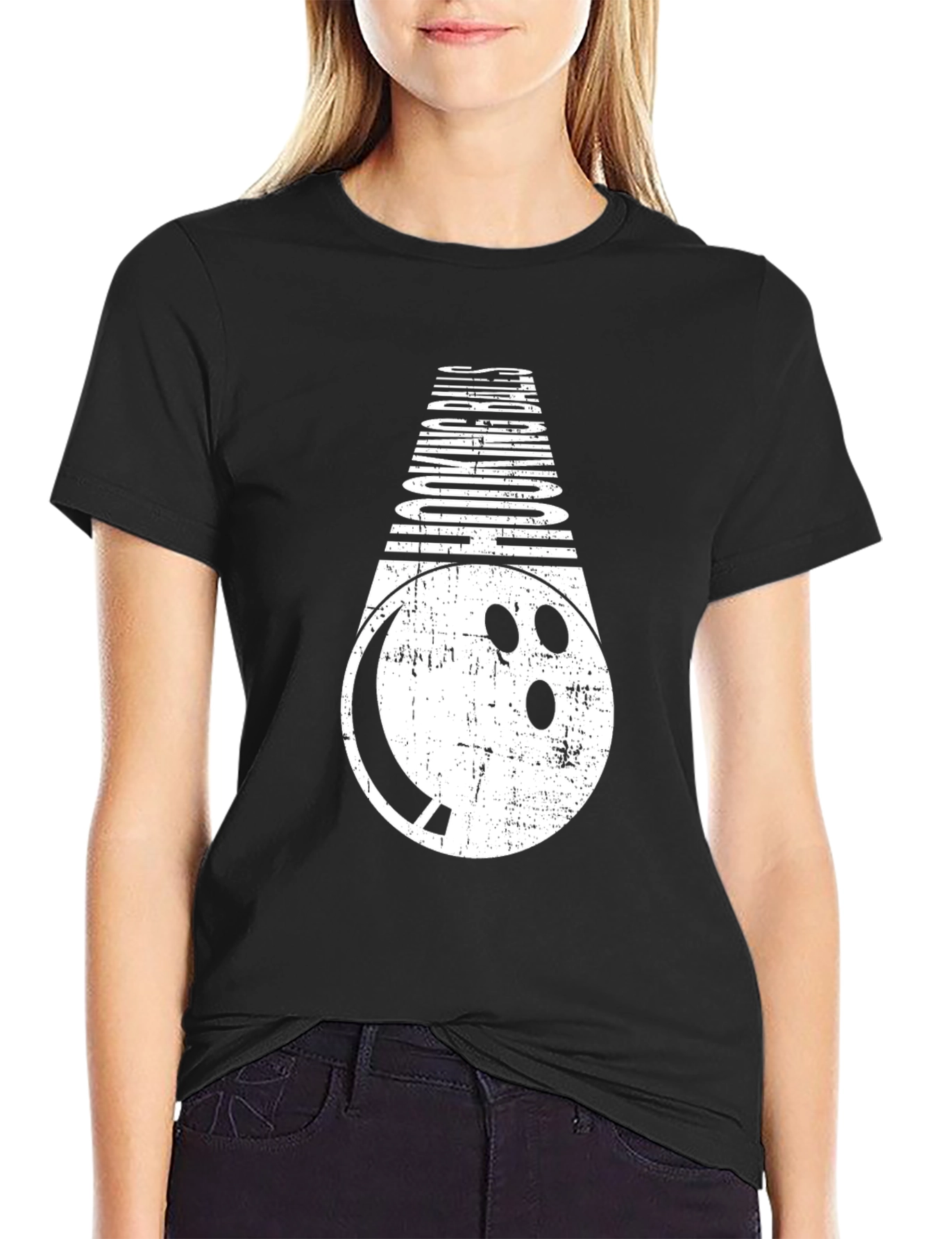 Hooking Balls Bowling T-Shirt - Black