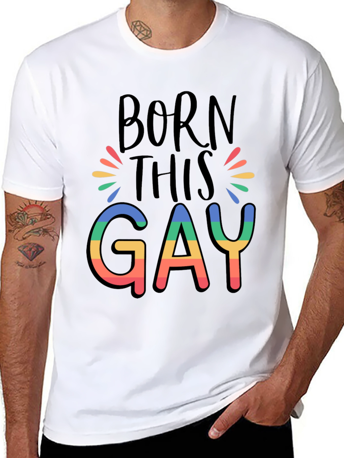 Born This Gay Rainbow Pride T-Shirt